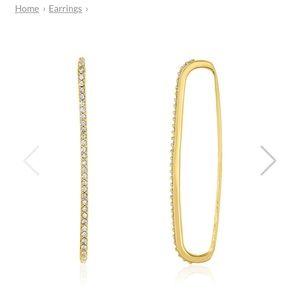 Melinda Maria Pave Earbar Earring